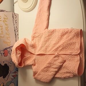 24 Month Pink Light Button Down Jacket/Sweatshirt